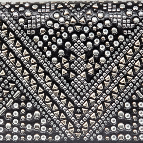 Jessica McClintock - Nora Stud Embellished Clutch - Picture 2 of 6